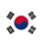 Icon koreanische Flagge